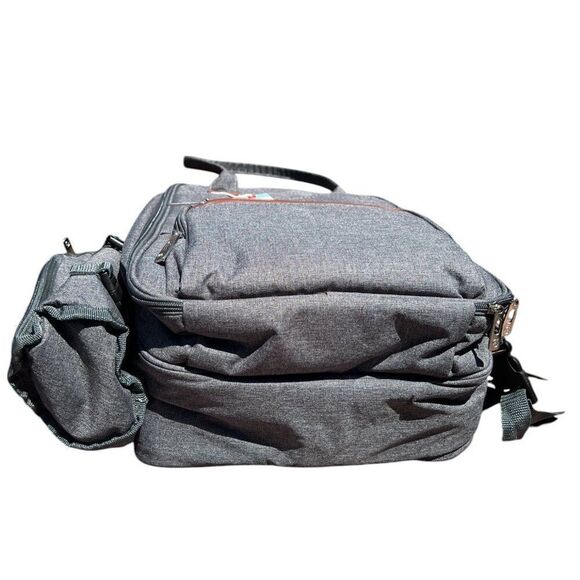 NWT! ALLCAMP Gray Outdoor Picnic Backpack for 2 People - Picture 9 of 10